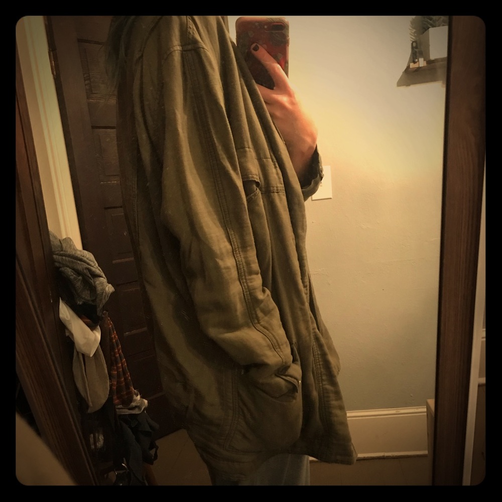 Army green Free People Jacket